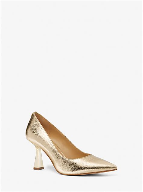 michael kors clara pump|Michael Kors metallic pump.